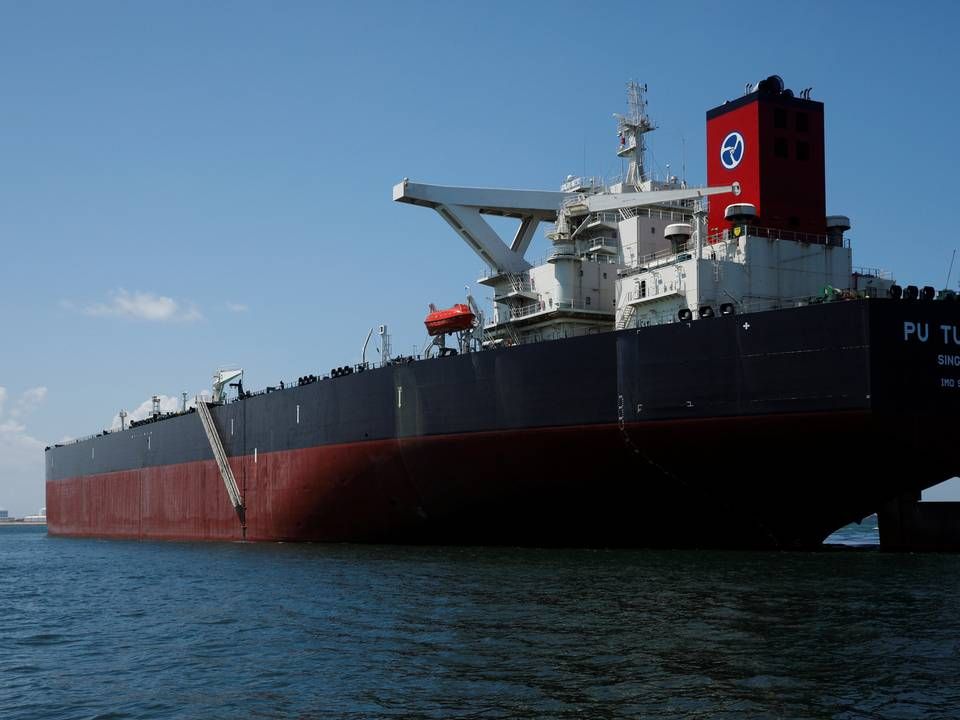 Hin Leong VLCC in Singapore. | Photo: Edgar Su/Reuters/Ritzau Scanpix/REUTERS / X90125