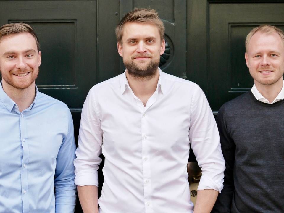 Thor Thorup, Anders Olivarius og Niels Kristiansen stiftede Portchain i 2017. | Photo: PR/Portchain
