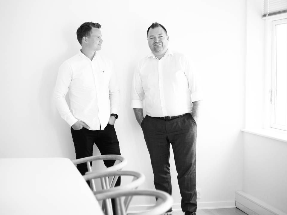 Mathias Salomonsson (th.) og Thomas Andersen har sammen stiftet Webshipper. | Foto: Webshipper/PR