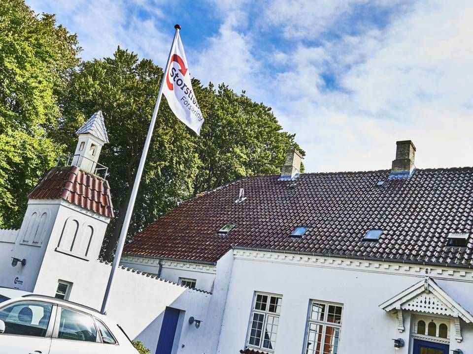 Storstrøms Forsikrings hovedkontor i Stege på Møn. | Foto: PR/Storstrøms Forsikring