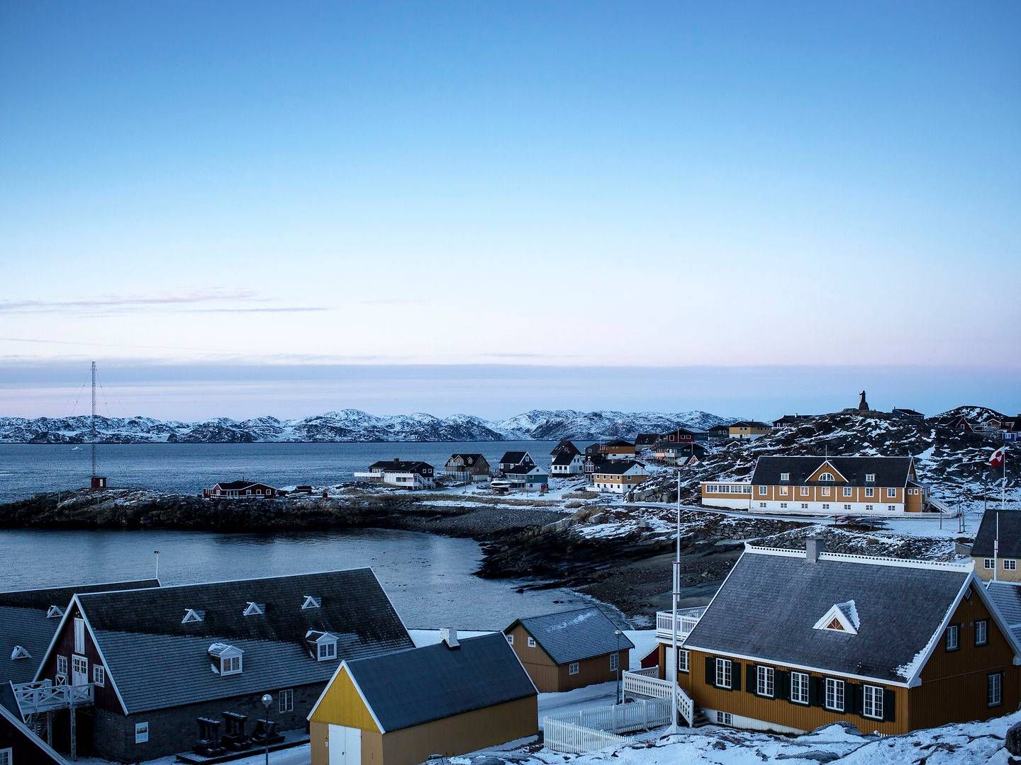 Fujitsus grønlandske kontor kommer til at ligge i Nuuk. | Foto: Sofia Busk/Jyllands-Posten/Ritzau Scanpix