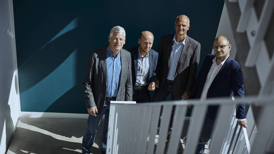 Adcendo med topchef Henrik Stage (midten til højre) er et af de tre selskaber, som har fået op til 10 mio. kr. hver af Bioinnovation Institute. | Foto: Bioinnovation Institute / PR