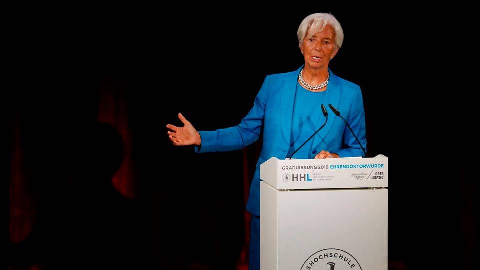 Christine Lagarde skal godkendes af Europa-Parlamentet, før hun kan blive ny chef for ECB. | Foto: Odd Andersen/AFP/Ritzau Scanpix