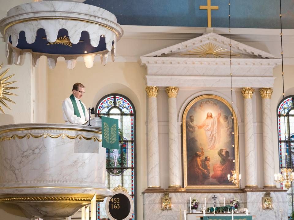 The bishop of the diocese of Oulu, Jukka Keskitalo at Oulu Cathedral. | Photo: Evangelical Lutheran Church of Finland: Sanna Krook.