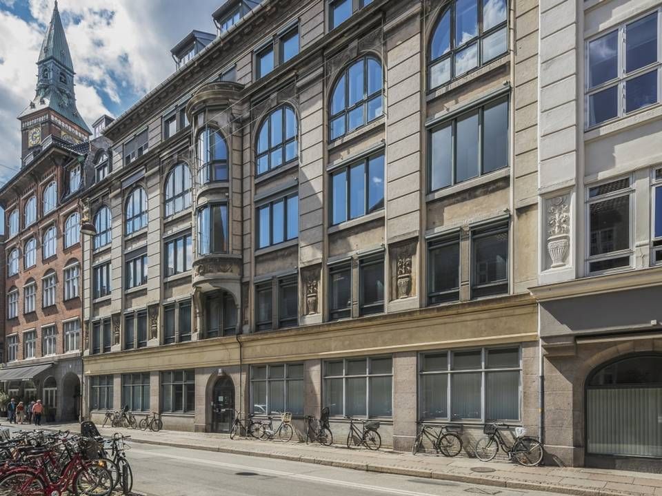 Ejendommen Farvergade 10 i København, som Københavns Kommune har sat til salg. | Foto: Cushman & Wakefield Red