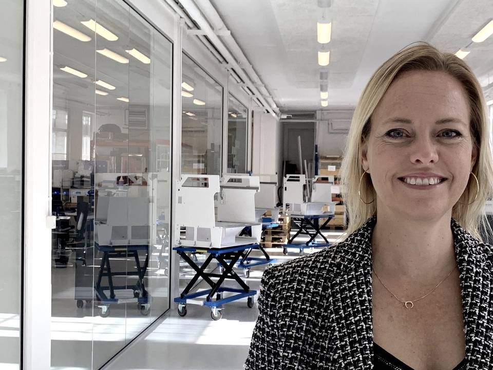 Annika Isaksson, direktør i Flow Robotics, ser stor interesse fra udlandet for selskabets løsning til automatisering af laboratoriearbejde. | Foto: PR / Flow Robotics