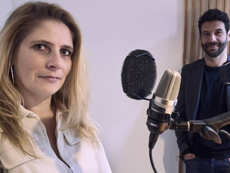 Dorte Palle og Tor Arnbjørn. | Foto: Podcast Academy / PR