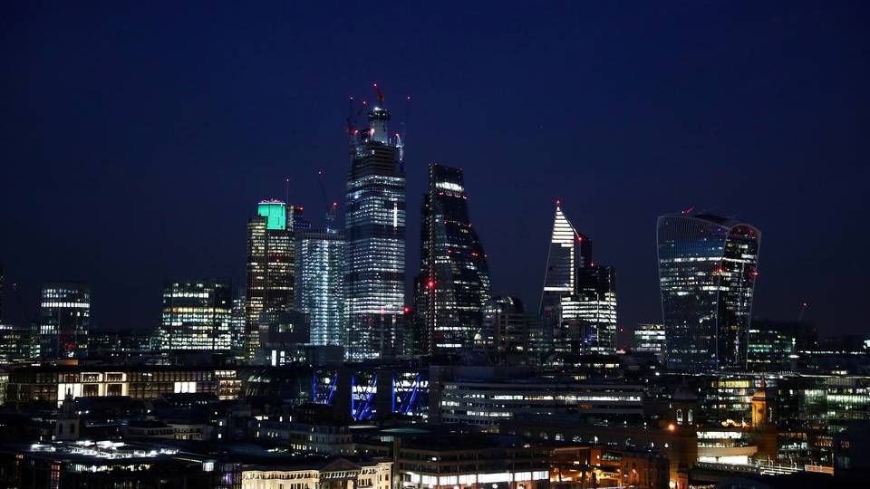 Londons finansielle distrikt, City of London. | Foto: HANNAH MCKAY/REUTERS / X03696