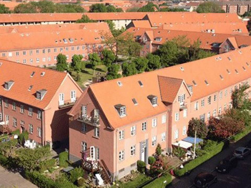 Den Sønderjyske By på Frederiksberg kan få en fremtid som alment boligbyggeri, hvis det står til boligministeren og hans partikollega på Frederiksberg. | Foto: PR / Den Sønderjyske By