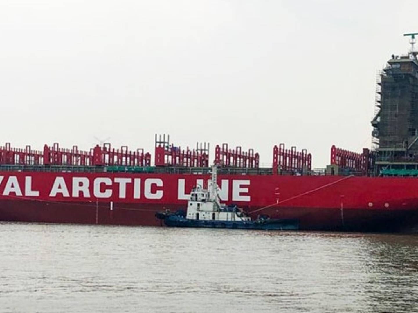 Royal Arctic Lines nye containerskib, der bliver bygget i Kina. | Foto: PR/RAL