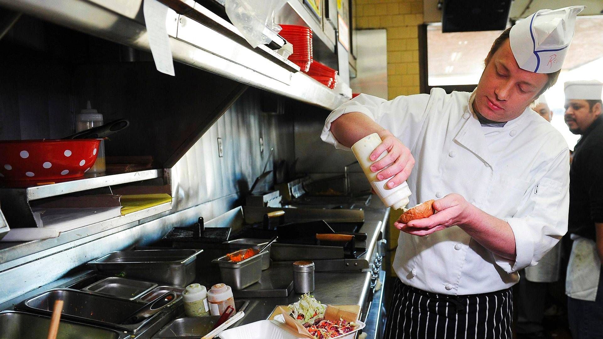 Alle undtagen tre af Jamie Olivers 25 restauranter i Storbritannien er lukket ned siden maj, ifølge The Guardian. | Foto: Mitch Haddad/AP/Ritzau Scanpix