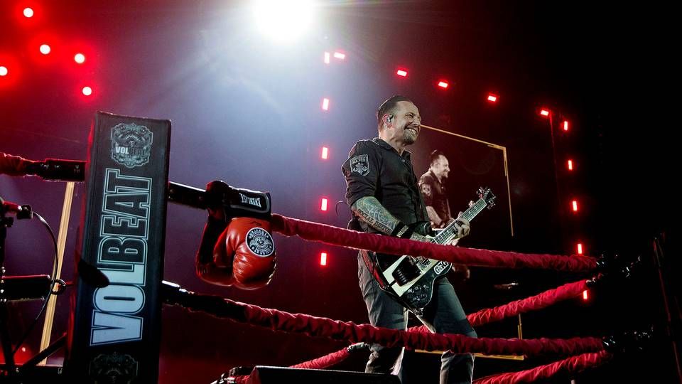 Billede fra Volbeat-koncert i Parken i 2017. | Foto: Finn Frandsen/Politiken/Ritzau Scanpix