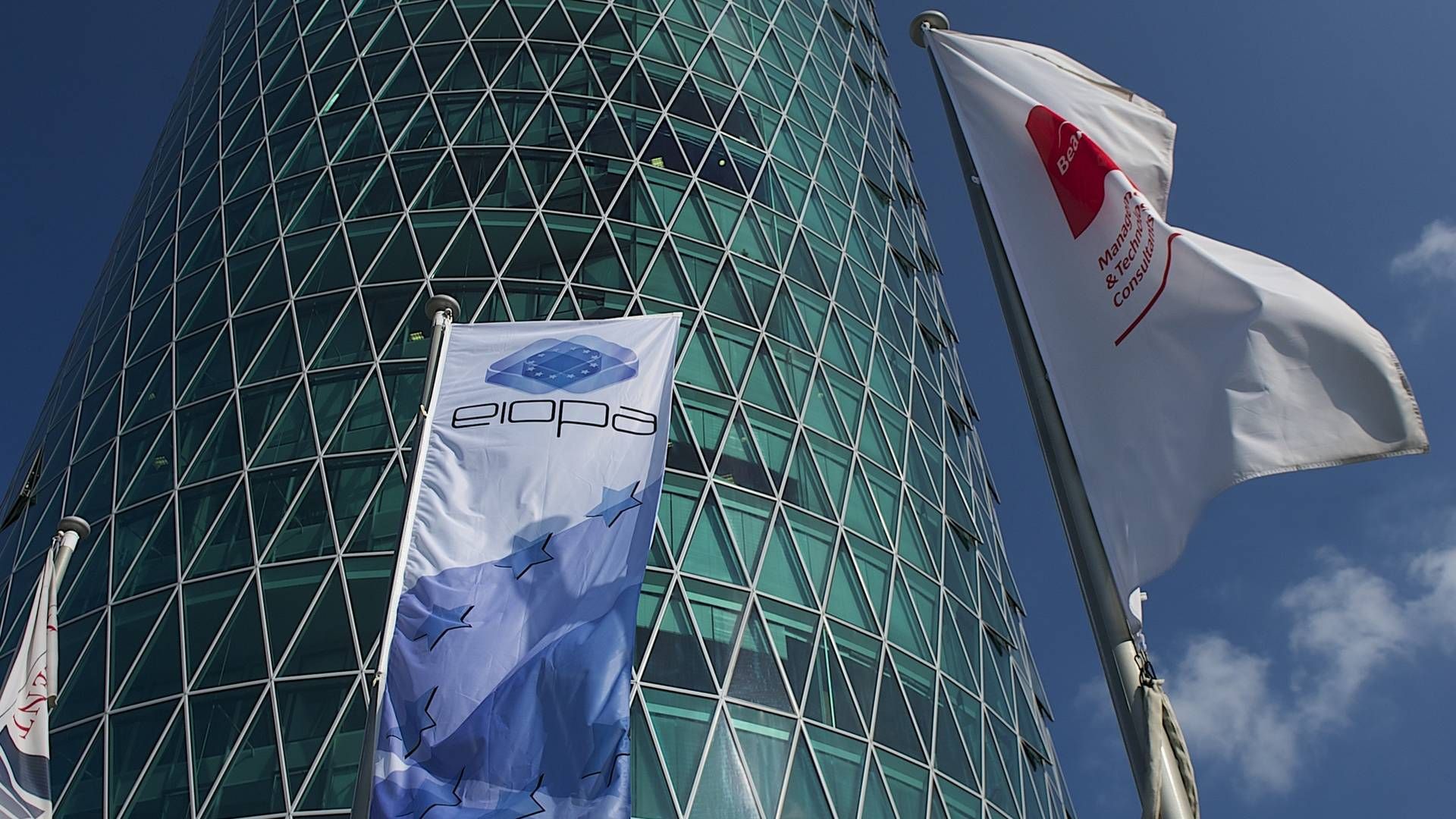 EIOPA's headquarters in the Westhafen Tower in Frankfurt. | Photo: PR/EIOPA