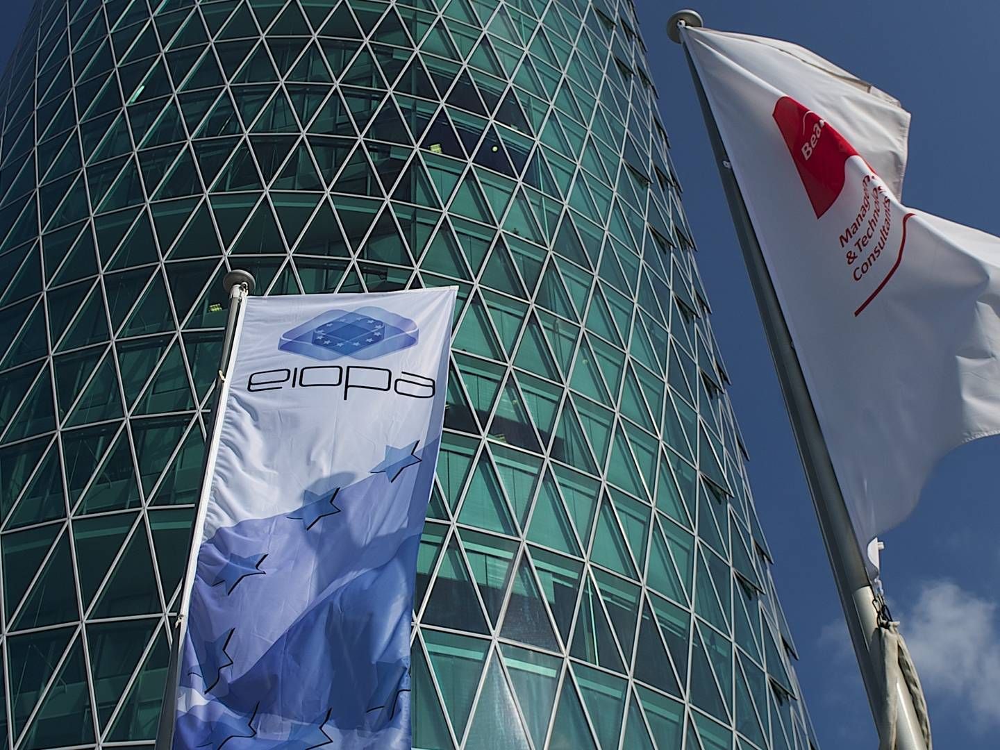 EIOPA's headquarters in the Westhafen Tower in Frankfurt. | Photo: PR/EIOPA