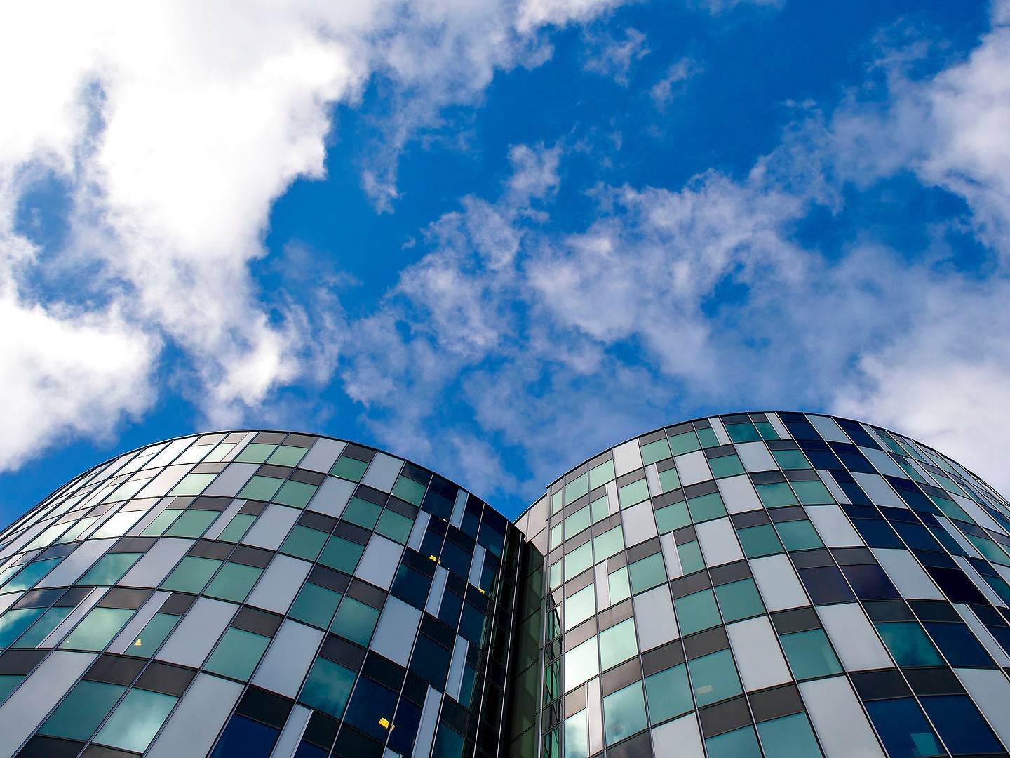 Det Blackstone-ejede ejendomsselskab 360 North har til huse på 9. etage i den ene af de to tidligere cementsiloer, Portland Towers, i Nordhavn i København. | Foto: Bax Lindhardt / Ritzau Scanpix