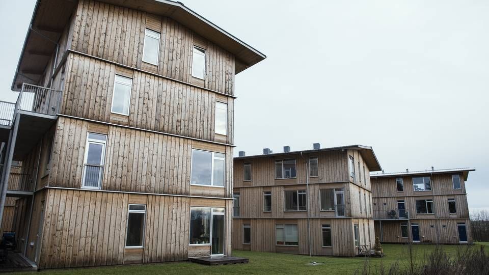 Sustainable construction: Wooden three or four-level buildings located in Lisbjerg, which Al2Bolig built last year. | Photo: Morten Lau-Nielsen/JPA