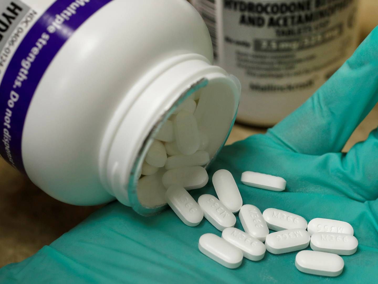 Purdues smertestillende Oxicontin er anklaget for at være en af hovedårsagerne bag opioidkrisen i USA. | Foto: George Frey/REUTERS / X02043
