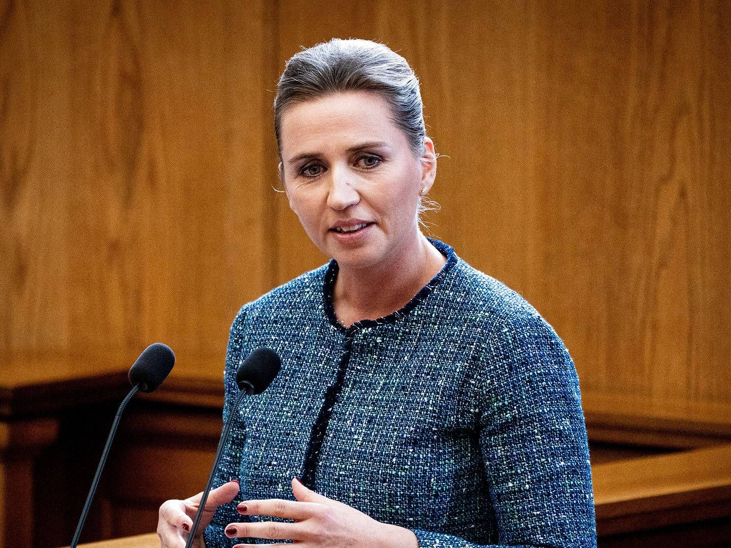 Statsminister Mette Frederiksen skød folketingsåret i gang tirsdag. | Foto: Niels Christian Vilmann/Ritzau Scanpix