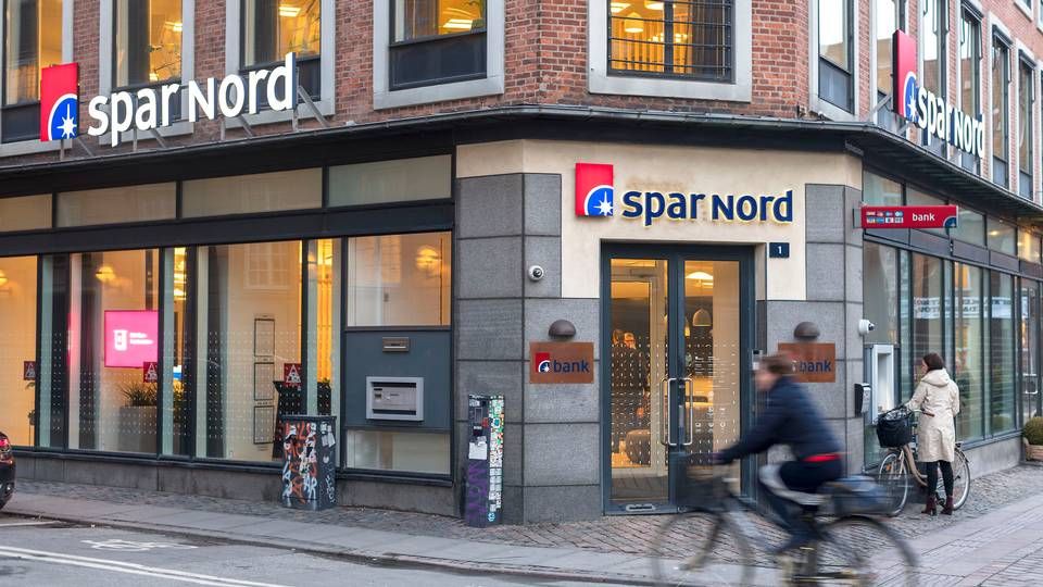 Spar Nord har torsdag som den tredje bank herhjemme valgt at varsle negative renter, også over for privat kunder. | Foto: Christian Lindgren/Ritzau Scanpix