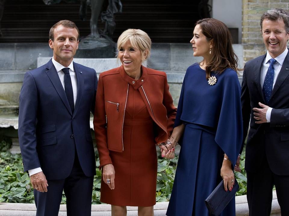 Da den franske præsident Emmanuel Macron (til venstre) sidste år besøgte Danmark mødtes han ikke kun med kronprinsparret. Han startede også en dialog med danske life science-virksomheder, som der nu bliver fulgt op på. | Foto: Finn Frandsen/Ritzau Scanpix