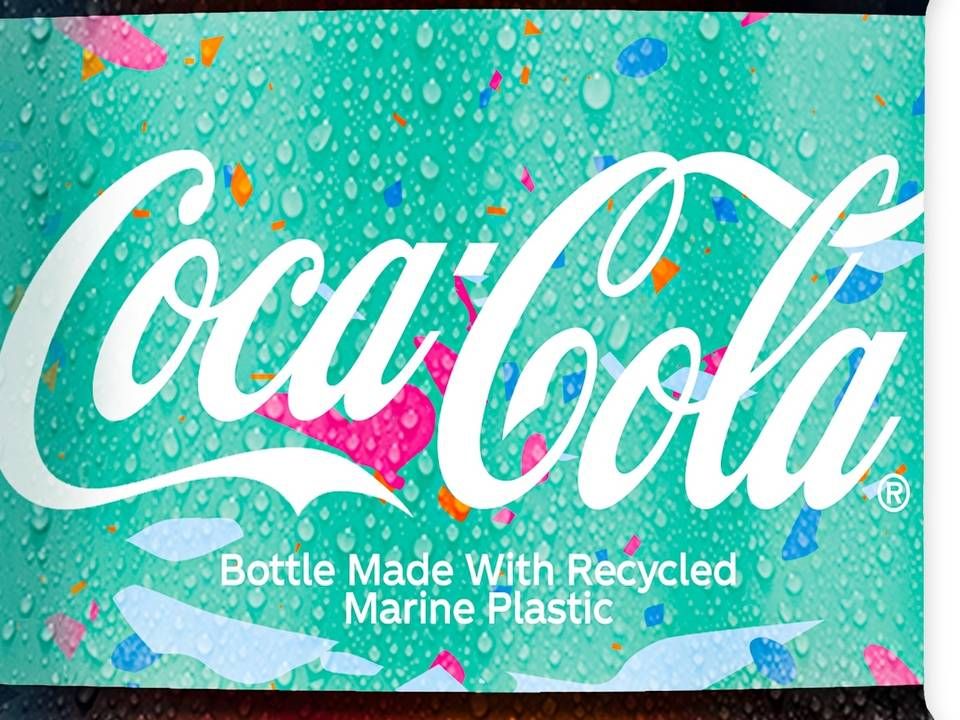 Det er ifølge Coca-Cola første gang, man er lykkedes med at genanvende marine plastik til ny indpakning af nye drikke- og madvarer. | Foto: PR / The Coca-Cola Company