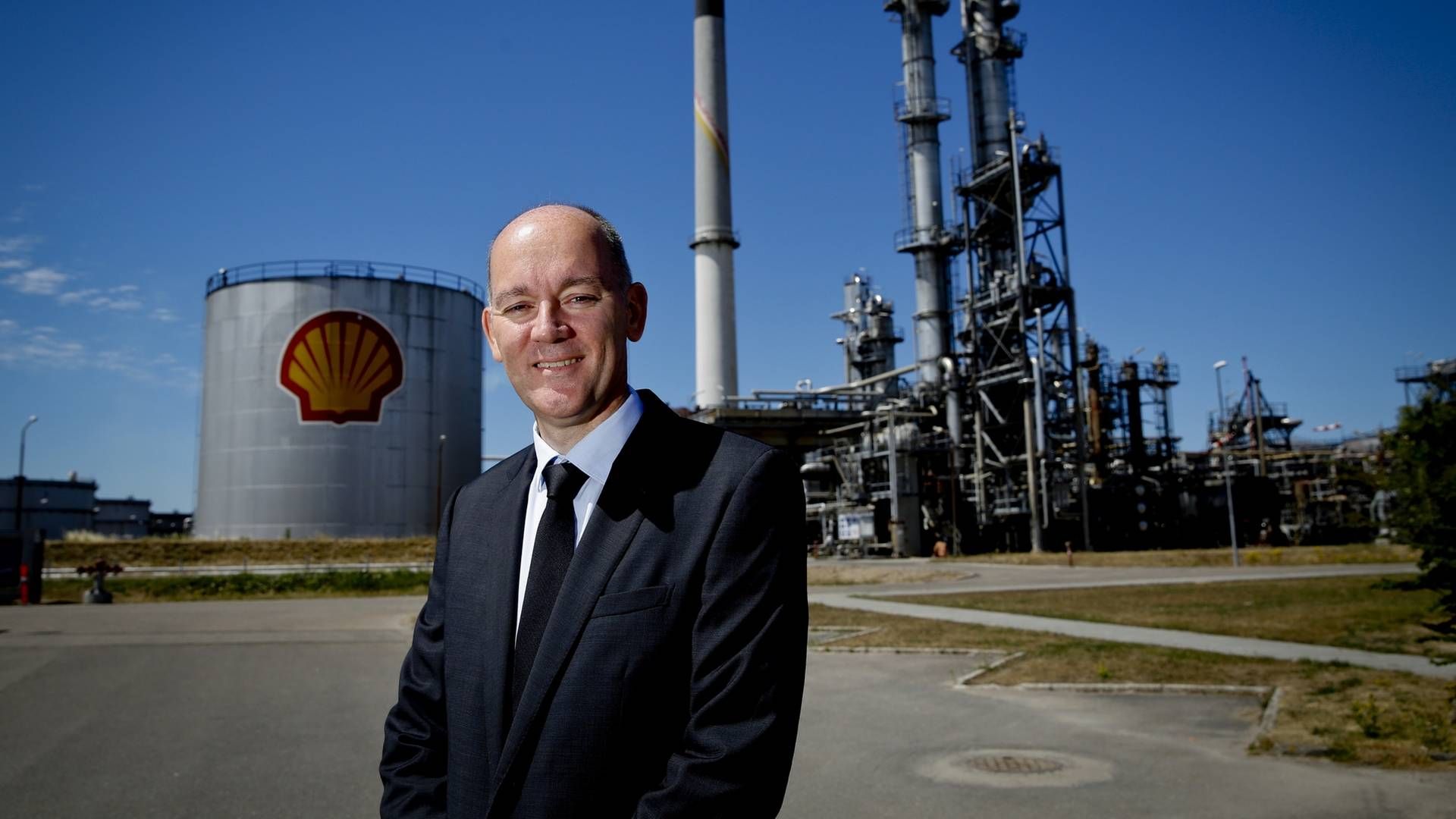 Maarten Staals er adm. direktør for Shells raffinaderi Fredericia. | Foto: PR Dansk Shell
