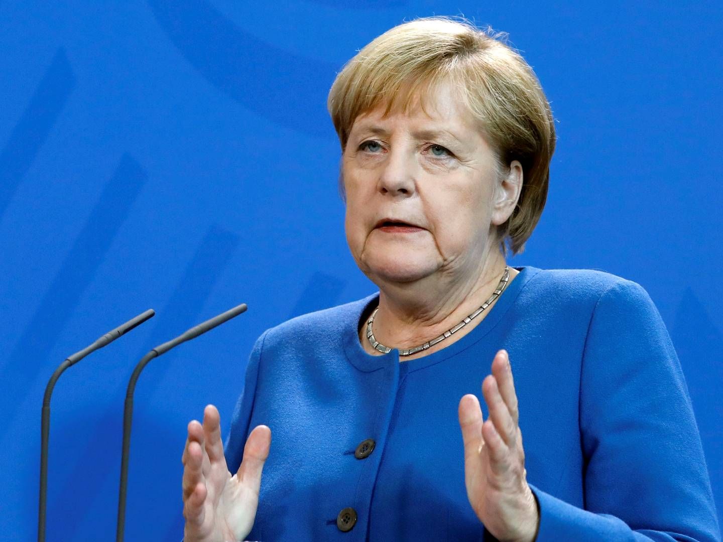Ifølge mediet Der Spiegel er det efter pres fra forbundskansler Angela Merkels parti, CDU, at teksten i klimaloven er blevet ændret. | Foto: Michele Tantussi/REUTERS / X03942