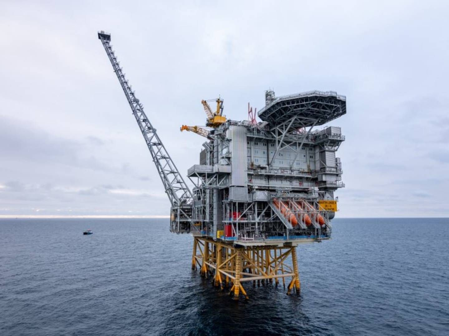 Martin Linge-platformen skulle være gået i produktion i 2016. Nu er opstarten udskudt igen, og projektet nærmer sig så småt en fordobling af det oprindelige budget. | Foto: Equinor