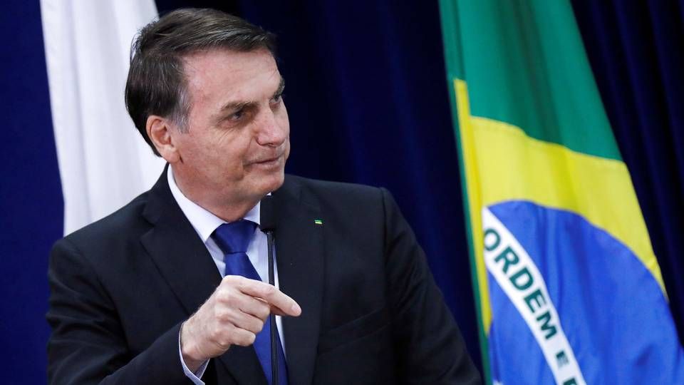 Brasiliens præsident Jair Bolsonaro. | Foto: Adriano Machado / Reuters / Ritzau Scanpix