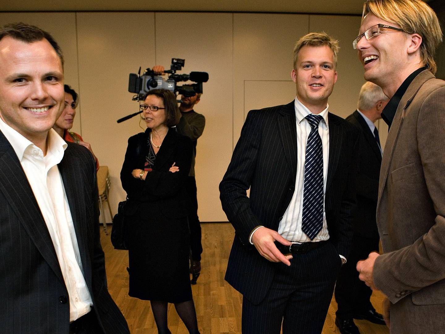 Jeppe Harrit (tv) fik i 2006 en andenplads, da KPMG kårede årets unge erhvervsleder. | Foto: Jan Dagø/JPA