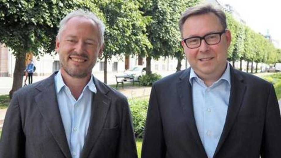 Jens Elkjær (right) was most recently SKAGEN Managing Director before passing the torch Søren Risager Rasmussen (left) | Photo: PR / SKAGEN