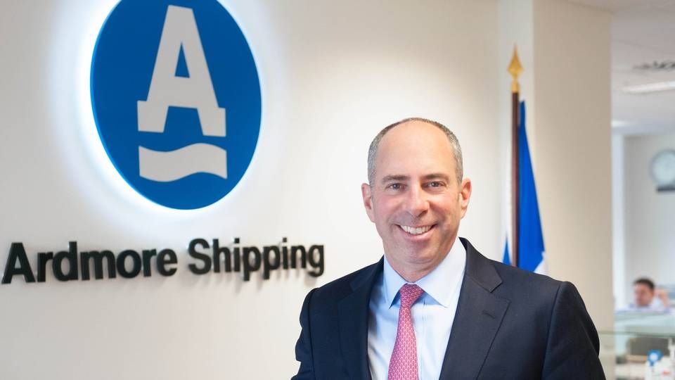 Anthony Gurnee er CEO for Ardmore, som for første gang har lagt tal frem for flådens udledning af CO2. | Photo: PR/Ardmore Shipping