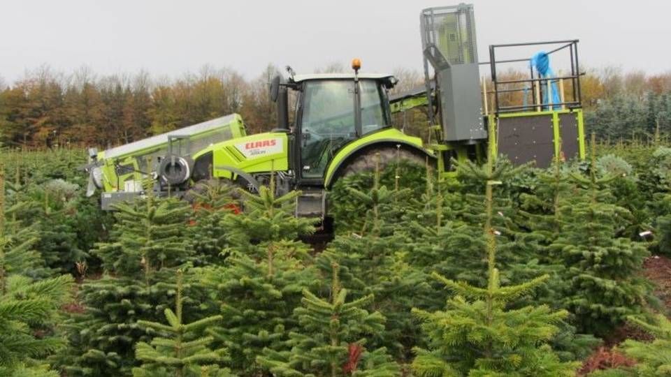 Maskinforretningen Bredsgaard er blandt de største leverandører til juletræsproducenterne i Danmark. | Foto: Bredsgaard