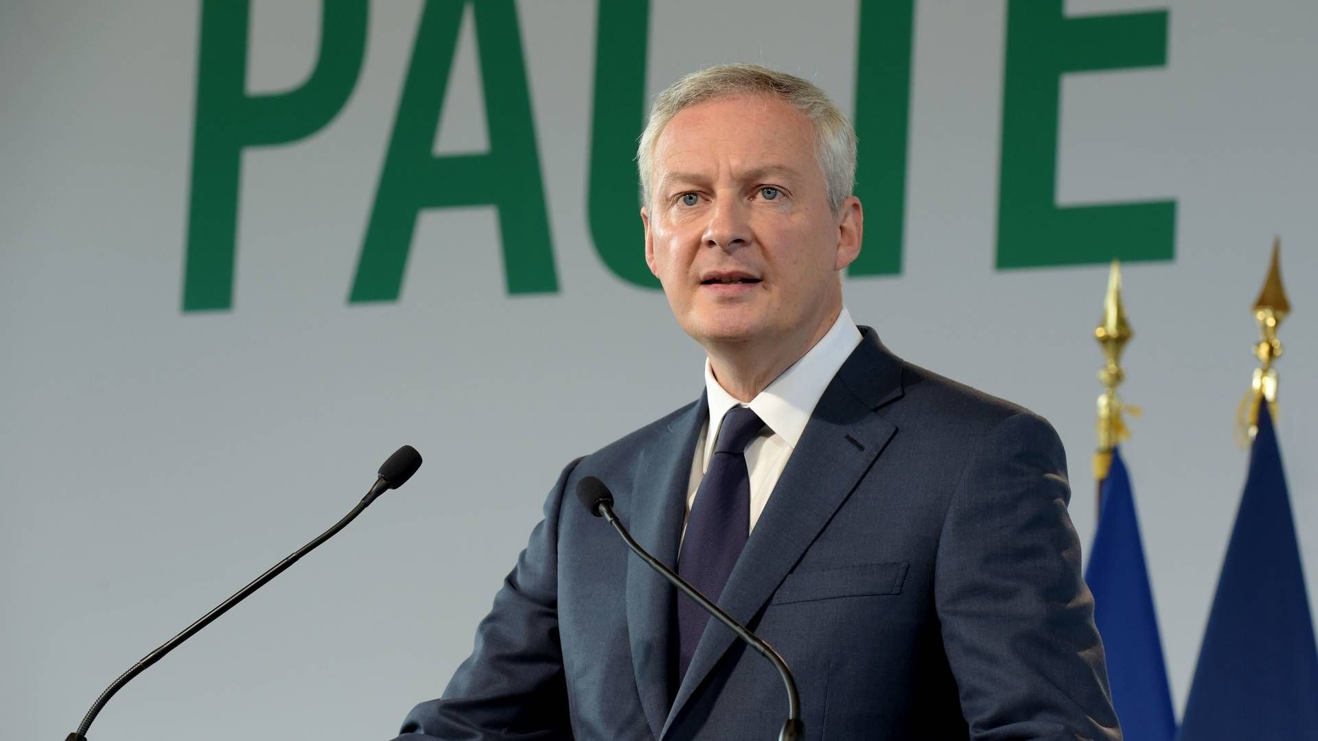 Frankrigs finans- og økonomiminister, Bruno Le Maire. | Foto: Eric Piermont/AFP/Ritzau Scanpix