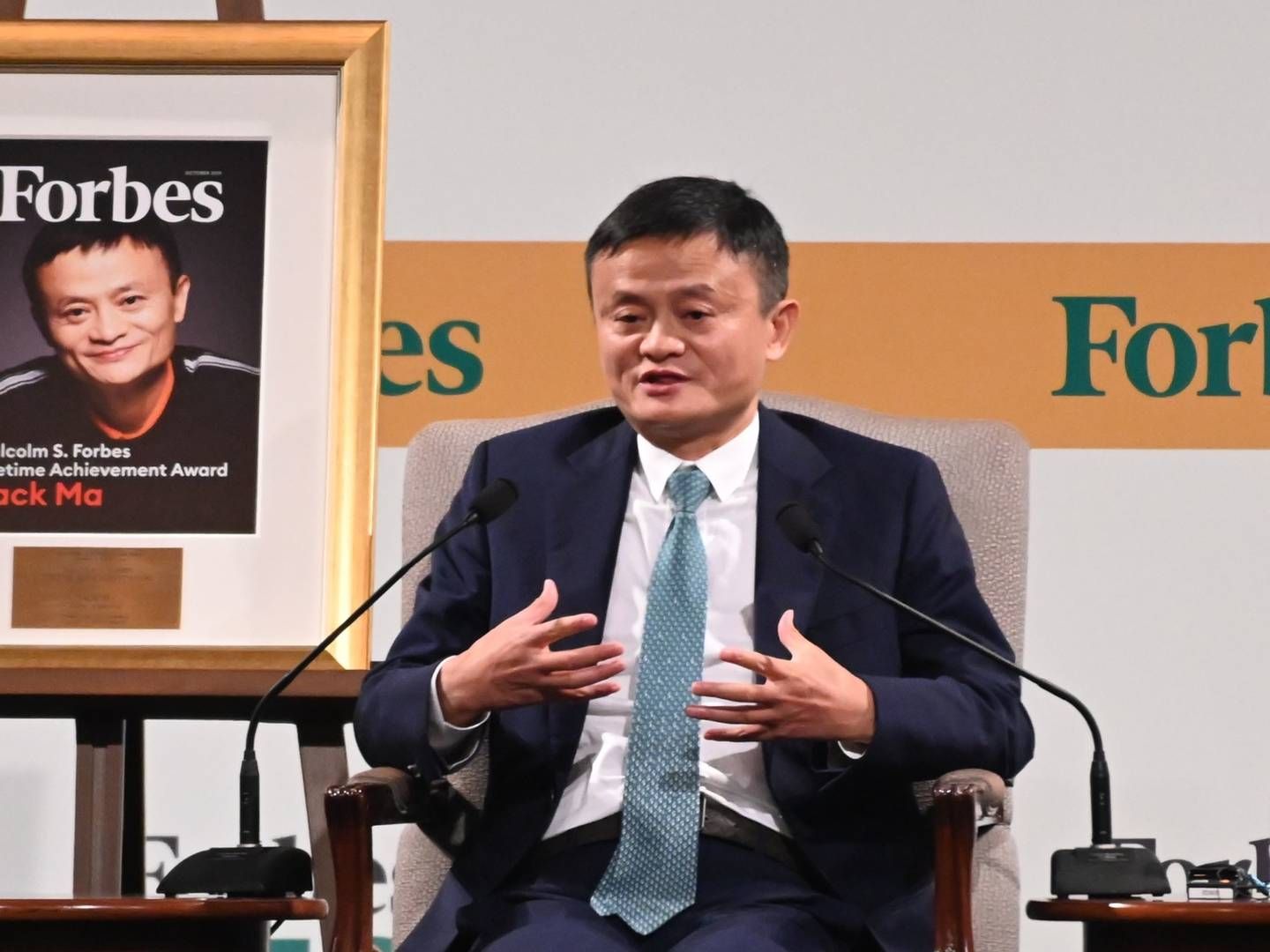 Grundlægger og direktør for Alibaba, Jack Ma. | Foto: ROSLAN RAHMAN/AFP / AFP