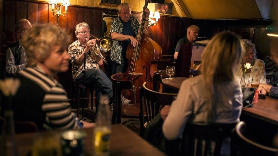 Det Hvide Lam, der er beliggende på Kultorvet i København, har i mange år været kendt for sine jazzarrangementer. | Foto: Ivan Boll/Ritzau Scanpix