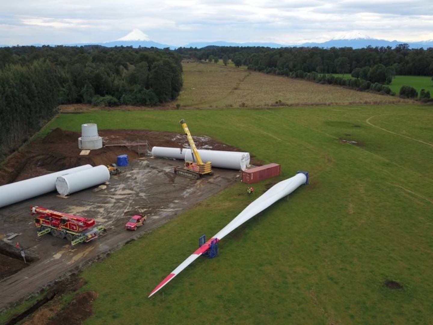 Den sidste Senvion-mølle blev efter flere års forsinkelse installeret på Aurora-projektet i Chile i forsommeren. Nu har Siemens Gamesa modtaget en stor ordre i landet. | Foto: Aela Energia