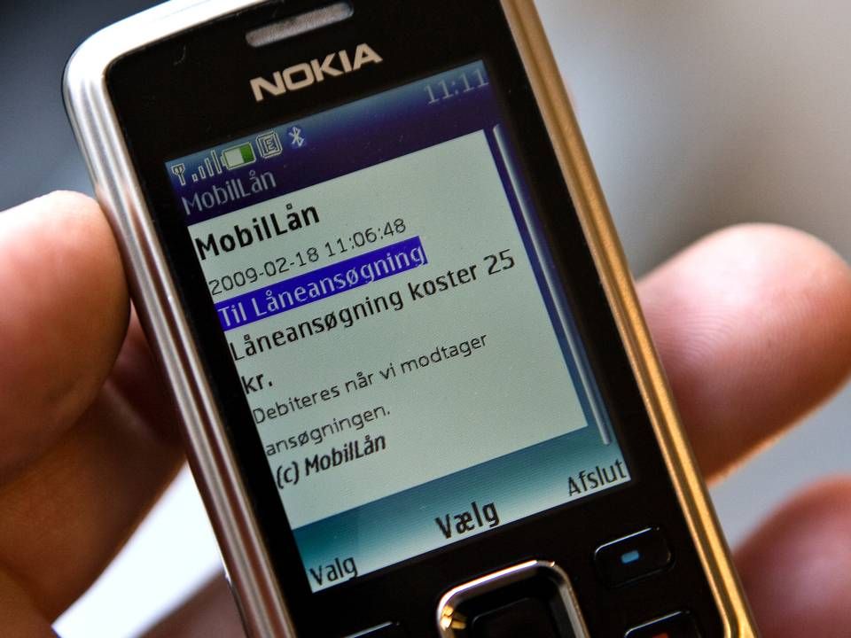 SMS-lån er blandt de kviklånsformer, som man skal have godkendelse hos Finanstilsynet for at måtte udbyde. | Foto: Jens Dresling