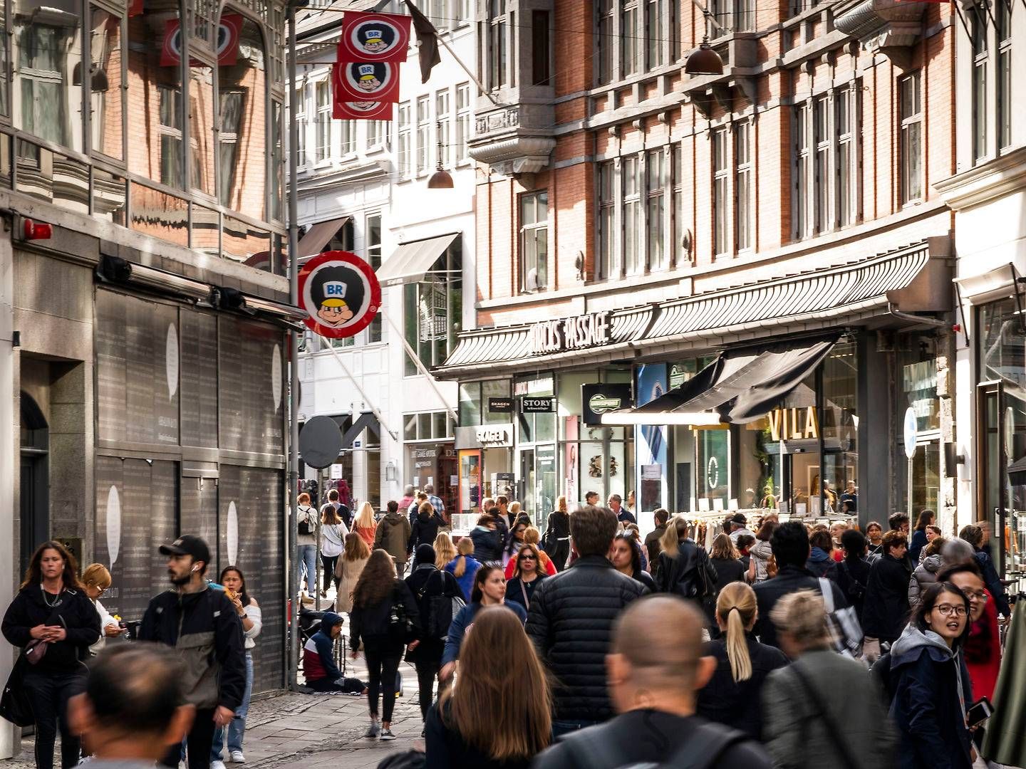 Endnu en udenlandske investor med fokus på førsteklasses shoppinggader i Europa, rykker ind på Strøget i København. | Foto: Maria Albrechtsen Mortensen/Ritzau Scanpix