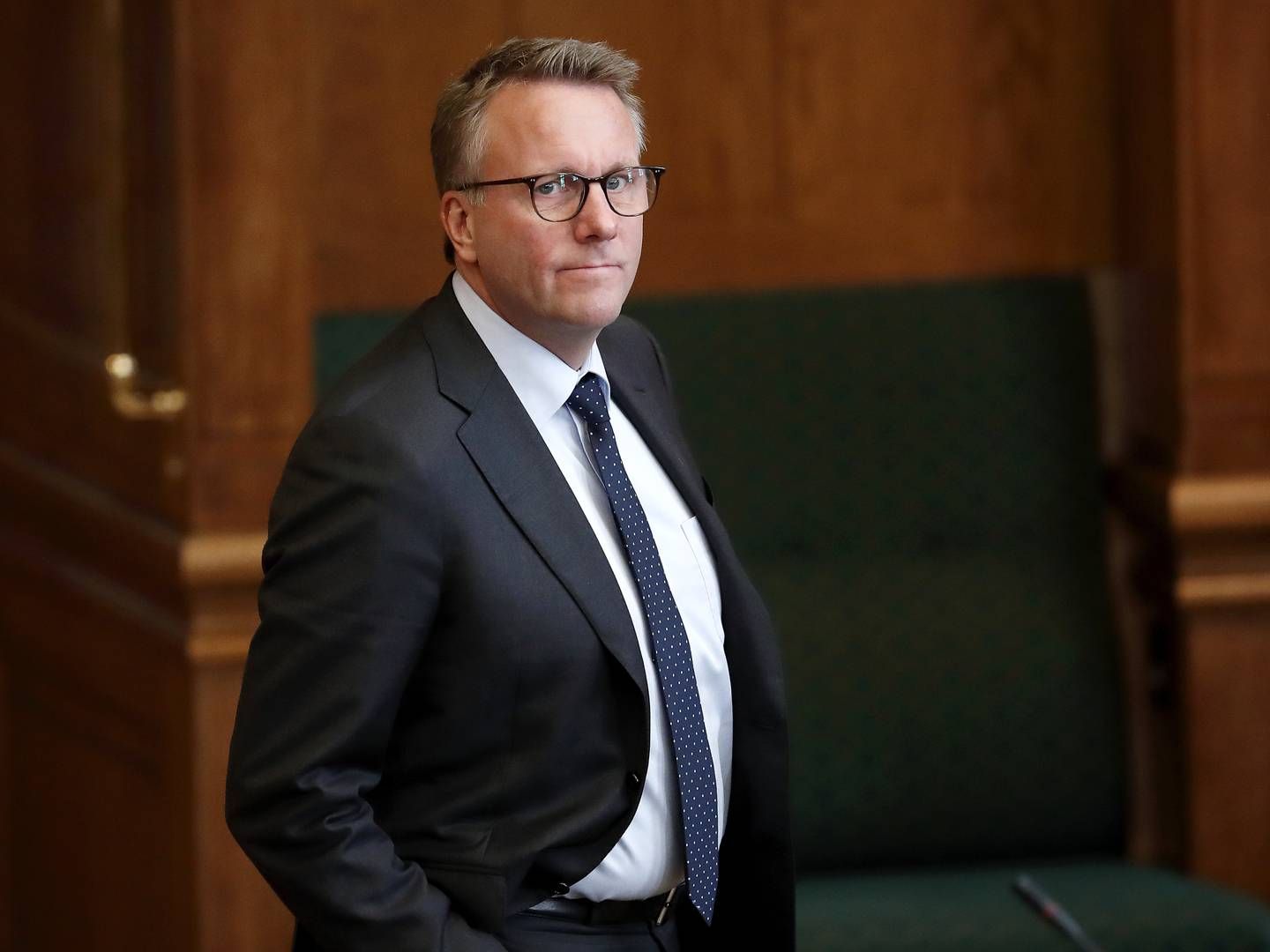 Skatteminister Morten Bødskov (S) under Folketingets åbningsdebat. | Foto: Jens Dresling