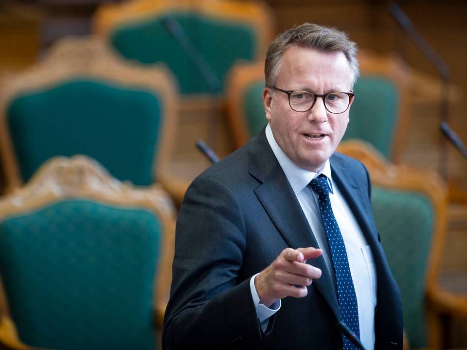 Skatteminister Morten Bødskov (S) har anerkendt, at it-projekterne i skatteforvaltningen ikke har fungeret ordentligt. | Foto: Liselotte Sabroe/Ritzau Scanpix