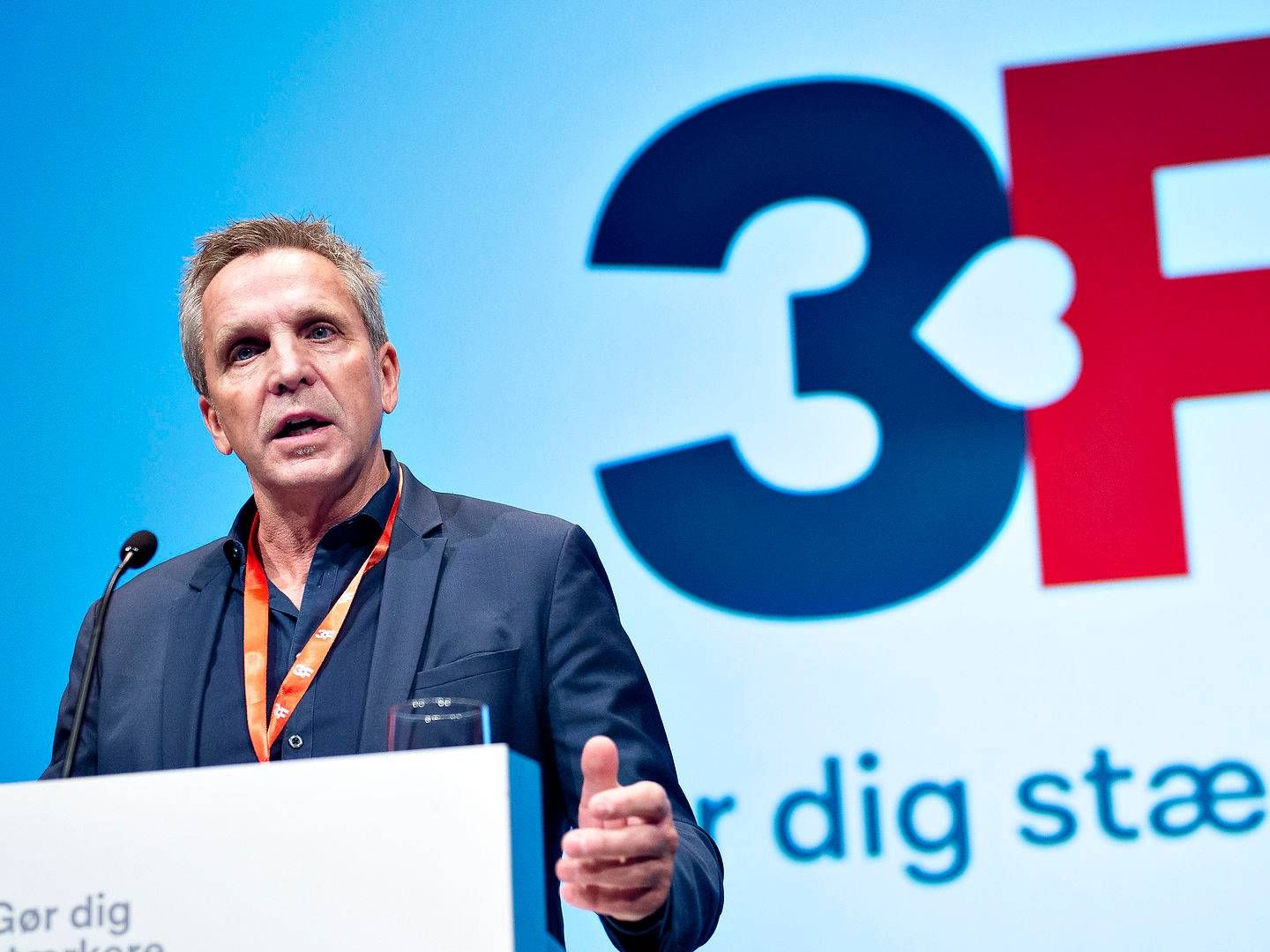 Per Christensen er formand for 3F. | Foto: Henning Bagger/Ritzau Scanpix