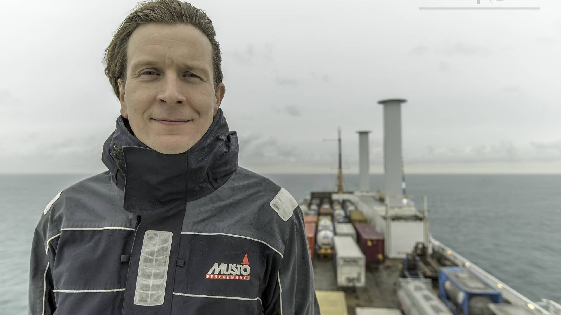 Tuomas Riski er CEO for finske Norsepower, som producerer rotorsejl. | Foto: PR/Norsepower