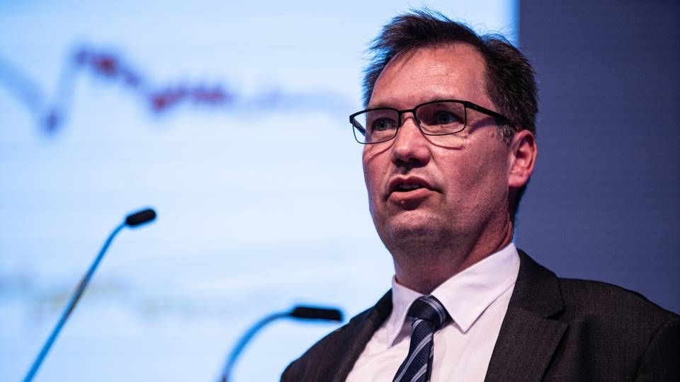 Kristian Vie Madsen, vicedirektør i Finanstilsynet, udlægger ny vejledning for udlån til ejendomsprojekter. | Foto: Jan Bjarke Mindegaard / Watch Medier