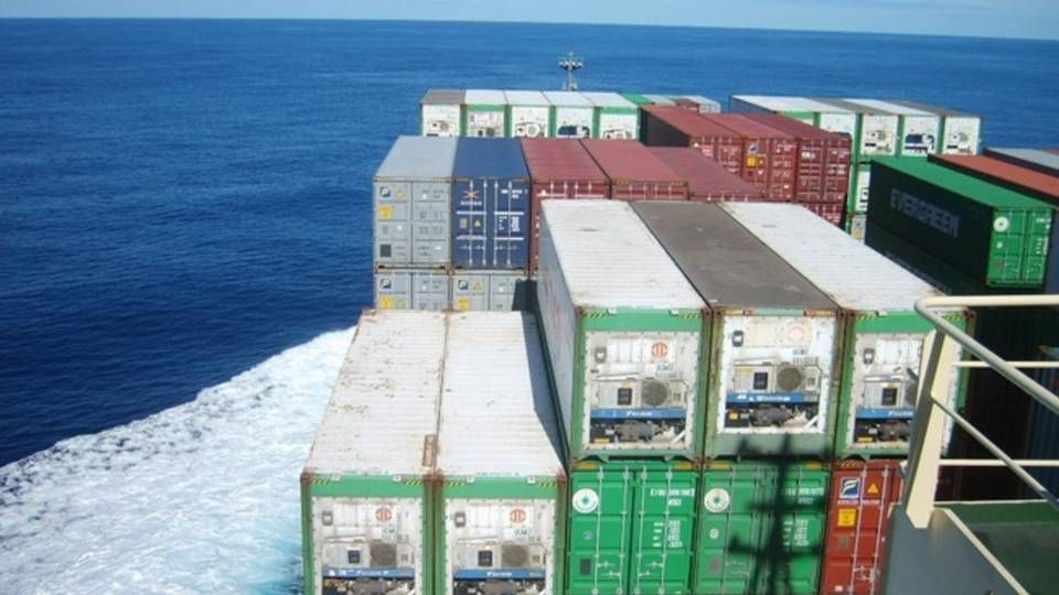 Der blevet udledt 9,6 pct. mindre CO2 i 2018 pr. container end i 2015. | Foto: PR-foto/Rickmers Maritime