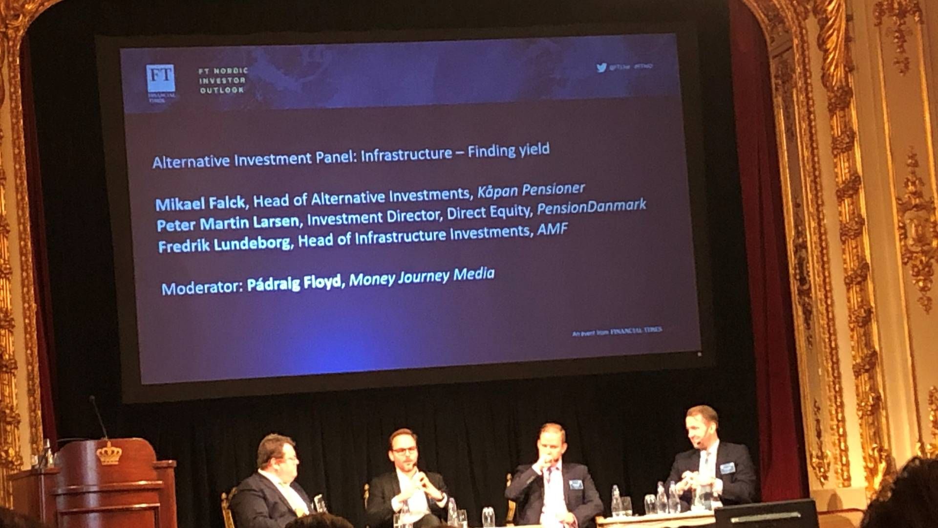 Alternative Investment Panel: Infrastructure - Finding yield. | Photo: BY SØREN TOP / AMWATCH