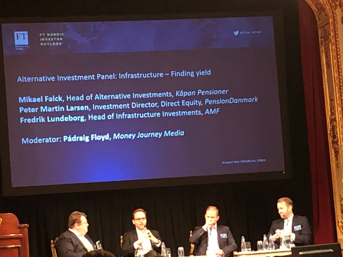 Alternative Investment Panel: Infrastructure - Finding yield. | Photo: BY SØREN TOP / AMWATCH