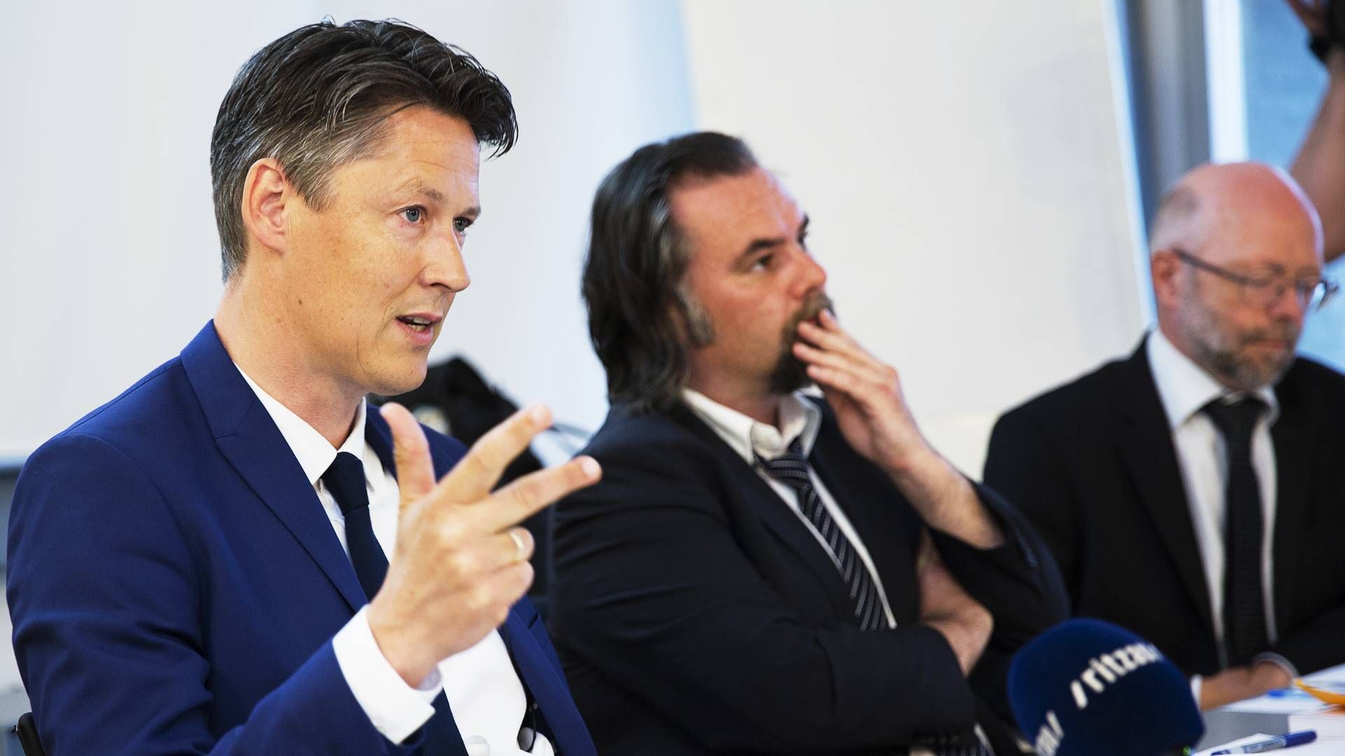 Fra venstre: Michael Svarer, Carl-Johan Dalgaard og Lars Gårn Hansen. | Foto: Carsten Bundgaard