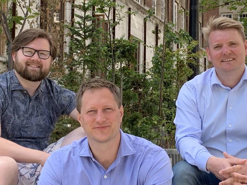 Stifterne af Wired Relations. Bobby Nielsen (tv), Anders Linemann (i midten) og Gilli Haraldsen (th). | Foto: PR/Wired Relations
