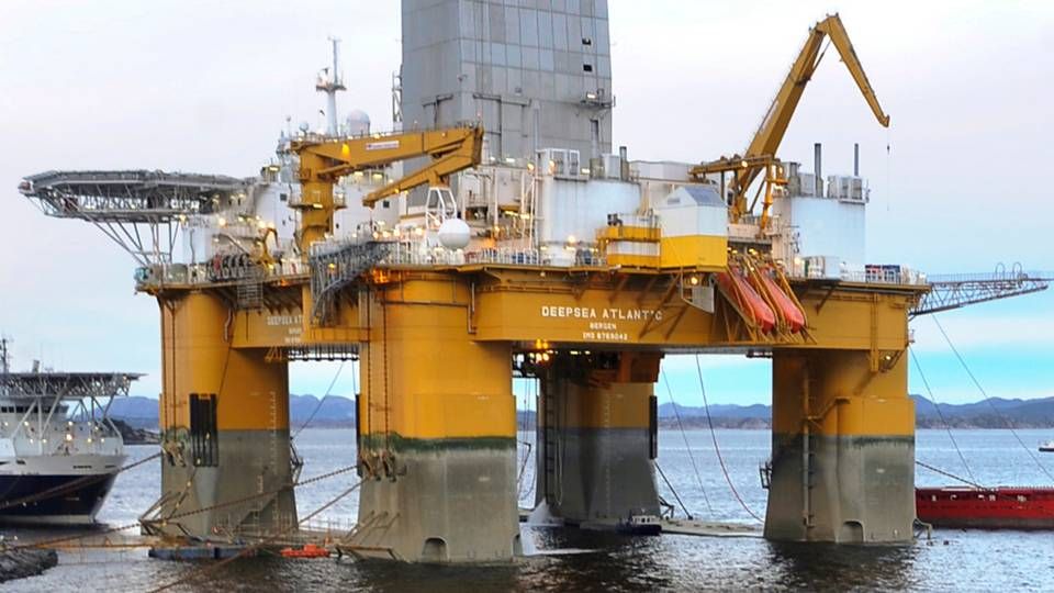 35/11-23, Echino South, har vist sig at være indbringende for Equinor og partnere. Det er riggen Deepsea Atlantic, som har gjort olie- og gasfundet. | Foto: Equinor